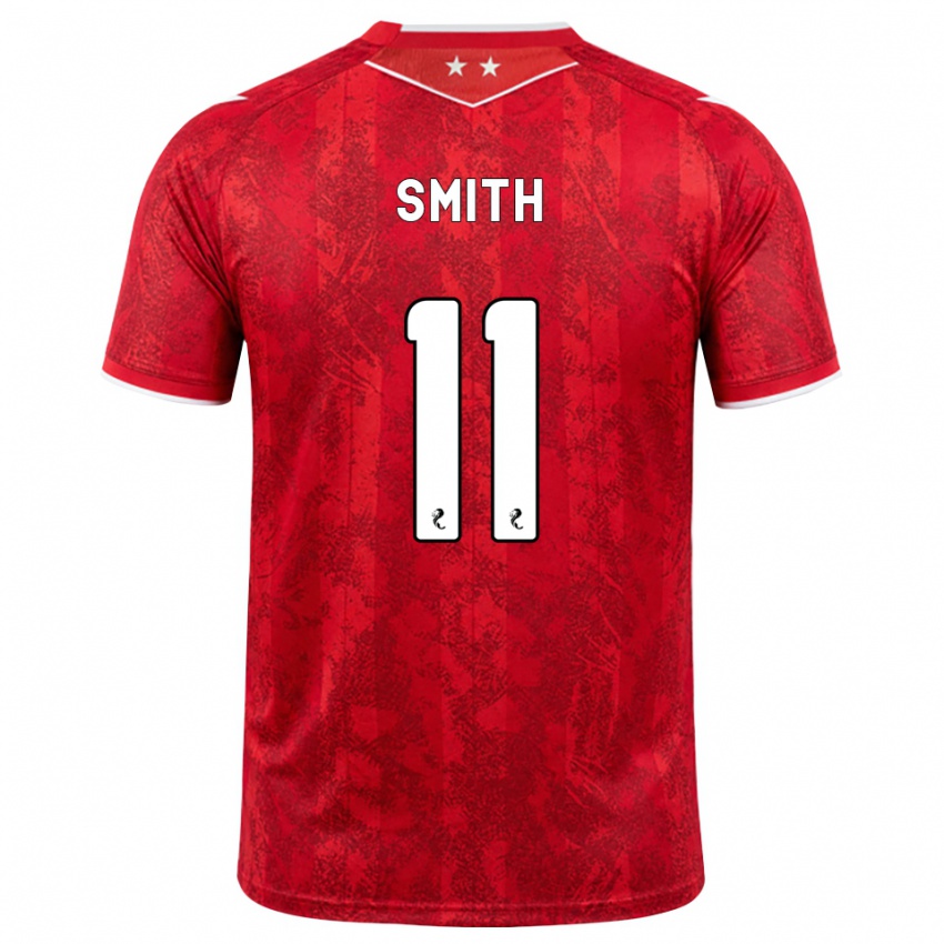 נשים Lewis Smith #11 אדום לבן ג'רזי ביתית 2026/27 חולצה קצרה