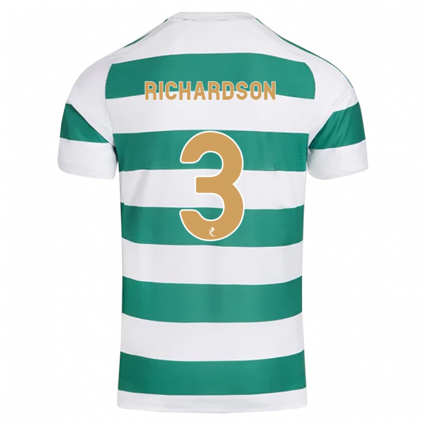 נשים Amy Richardson #3 ציאן כהה לבן ג'רזי ביתית 2026/27 חולצה קצרה