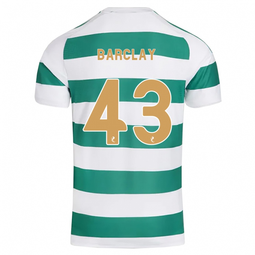 נשים Lucy Barclay #43 ציאן כהה לבן ג'רזי ביתית 2026/27 חולצה קצרה