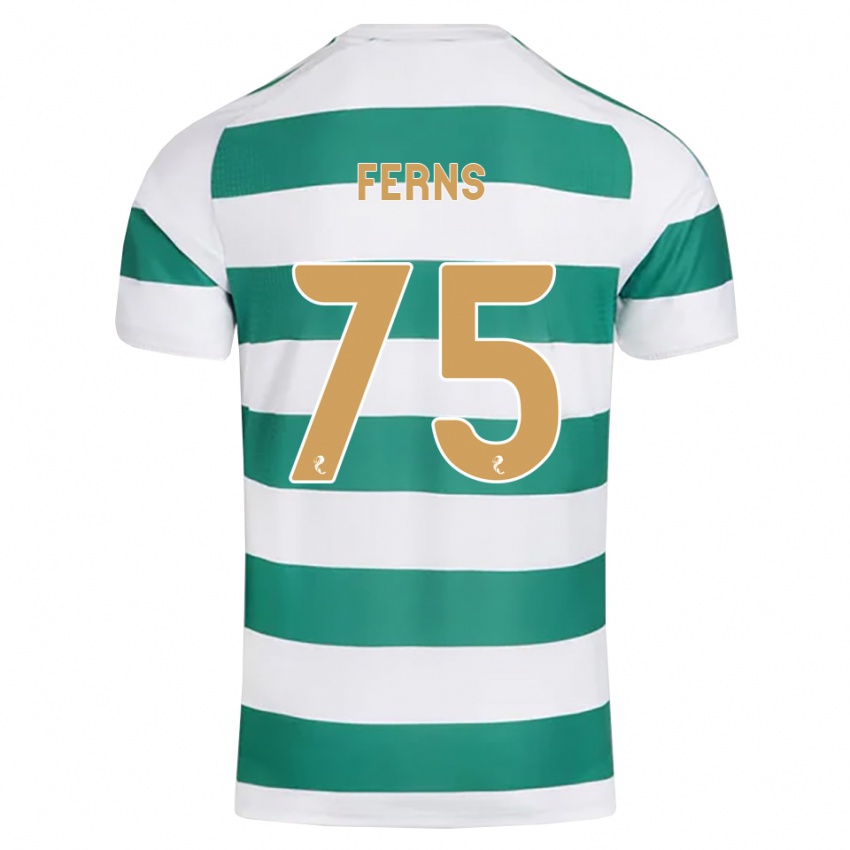 נשים Ronan Ferns #75 ציאן כהה לבן ג'רזי ביתית 2026/27 חולצה קצרה