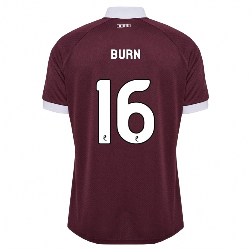 נשים Gregor Burn #16 בורגונדי לבן ג'רזי ביתית 2026/27 חולצה קצרה