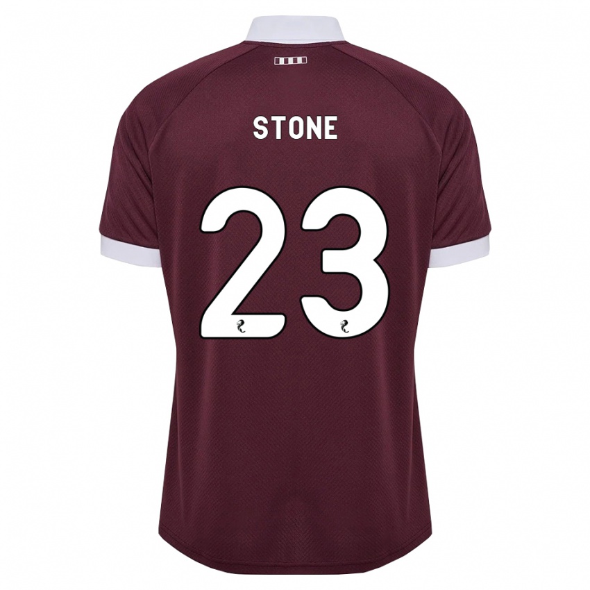 נשים Harry Stone #23 בורגונדי לבן ג'רזי ביתית 2026/27 חולצה קצרה