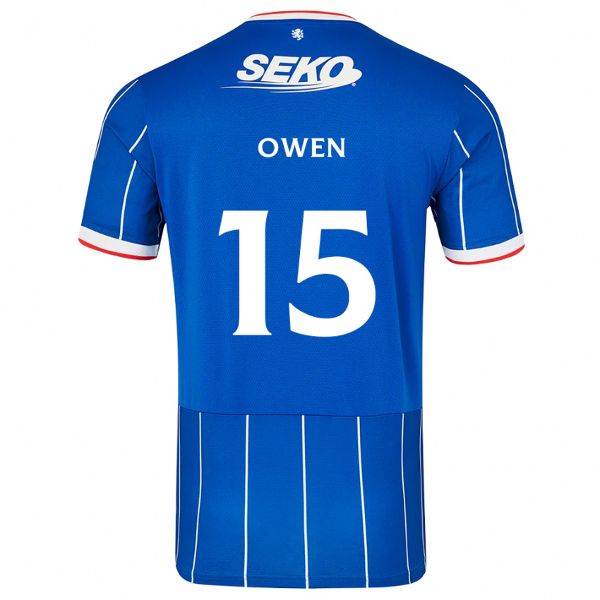 נשים Conor Owen #15 אדום כחול לבן ג'רזי ביתית 2026/27 חולצה קצרה