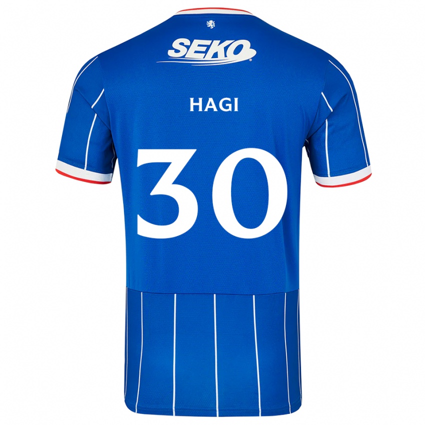 נשים יאניס חאג'י #30 אדום כחול לבן ג'רזי ביתית 2026/27 חולצה קצרה