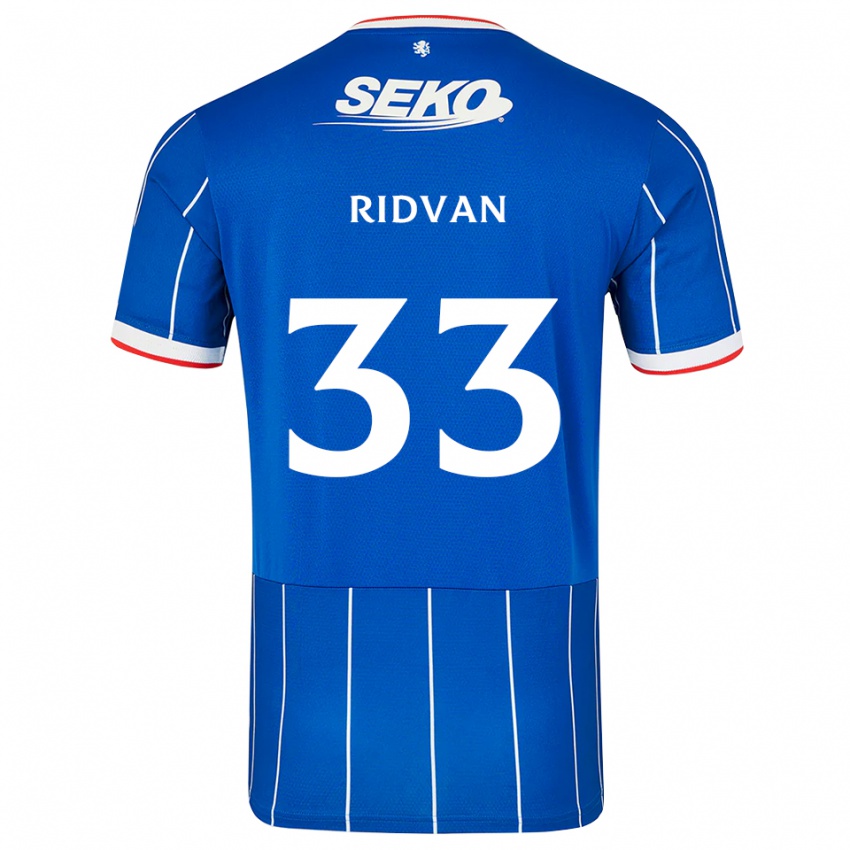 נשים רידוואן יילמאז #33 אדום כחול לבן ג'רזי ביתית 2026/27 חולצה קצרה