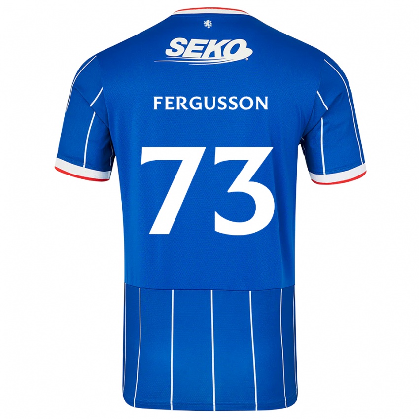 נשים Coben Fergusson #73 אדום כחול לבן ג'רזי ביתית 2026/27 חולצה קצרה