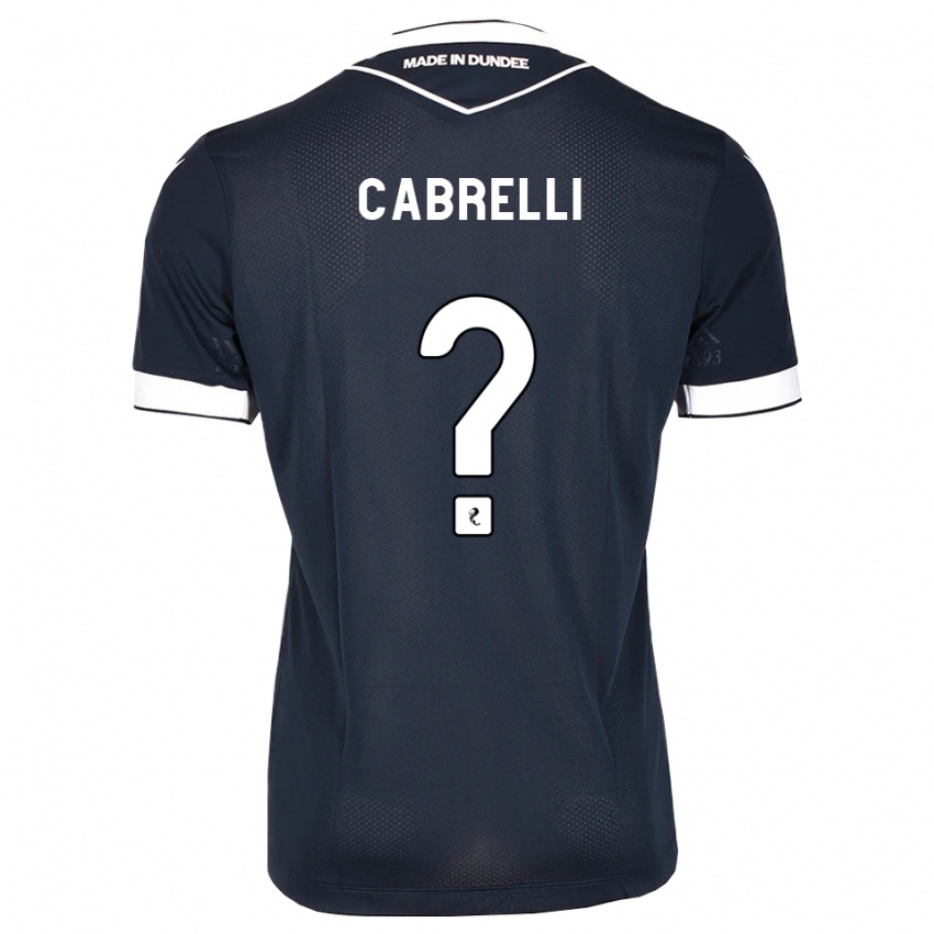 נשים David Cabrelli #0 כחול חצות לבן ג'רזי ביתית 2026/27 חולצה קצרה