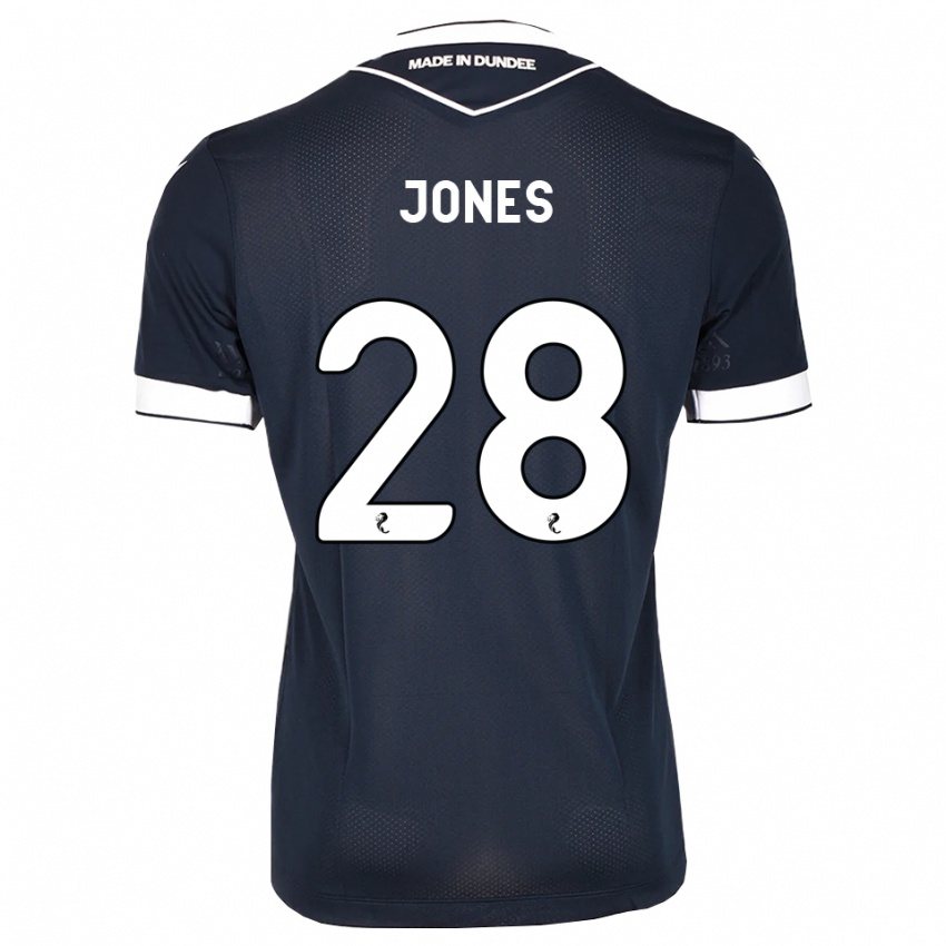 נשים Callum Jones #28 כחול חצות לבן ג'רזי ביתית 2026/27 חולצה קצרה