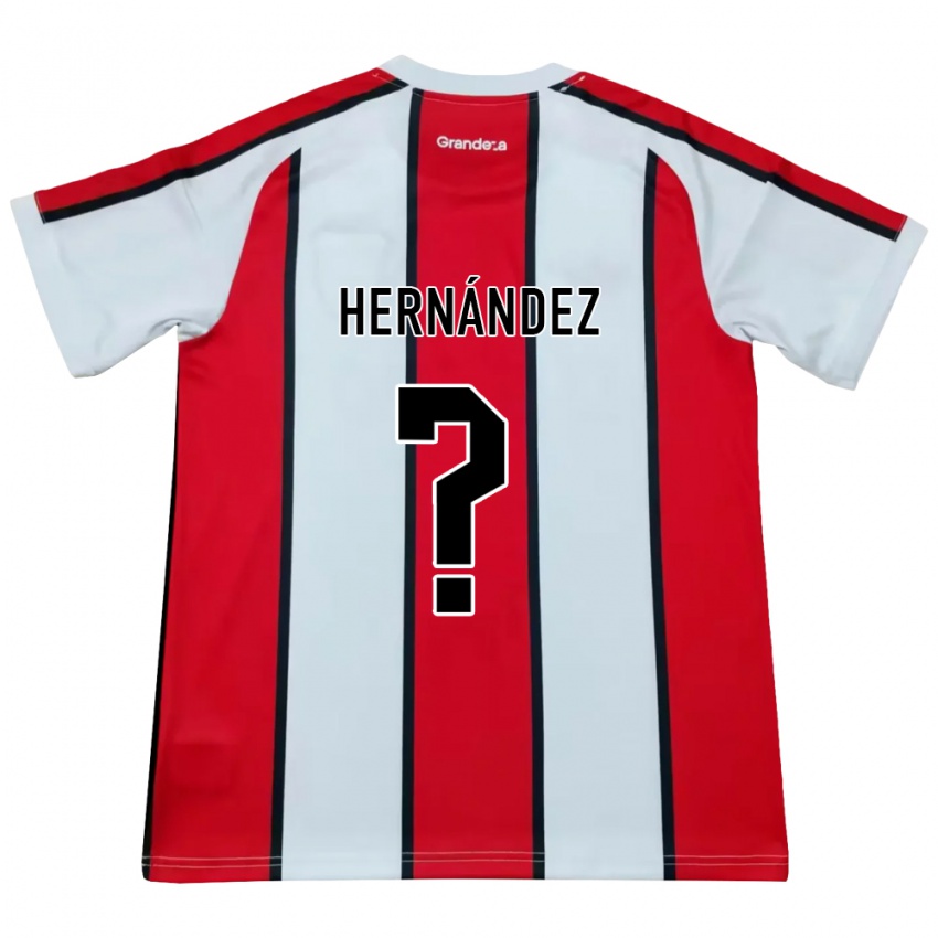 נשים Enry Hernández #0 לבן אדום שחור הרחק ג'רזי 2026/27 חולצה קצרה