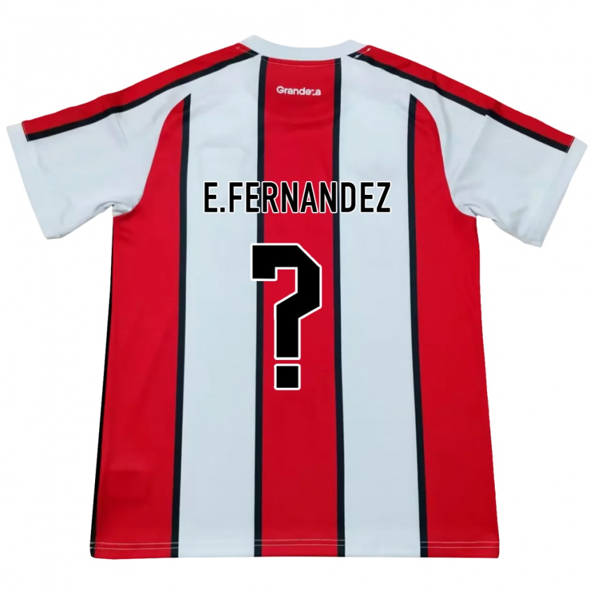 נשים Esteban Fernandez #0 לבן אדום שחור הרחק ג'רזי 2026/27 חולצה קצרה