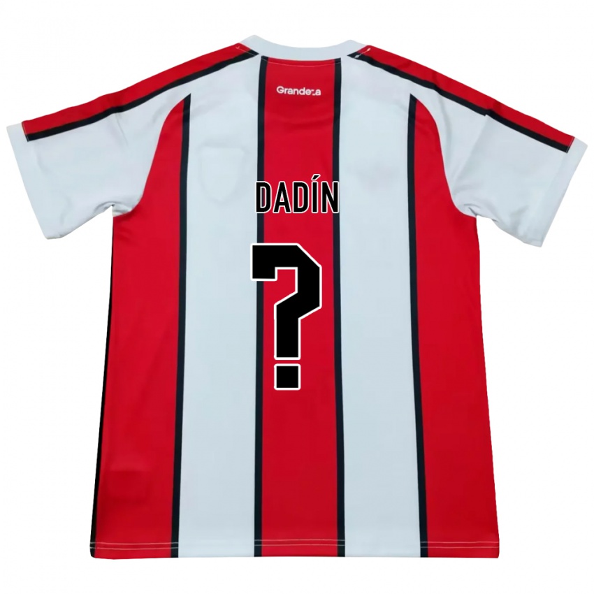 נשים Bautista Dadín #0 לבן אדום שחור הרחק ג'רזי 2026/27 חולצה קצרה