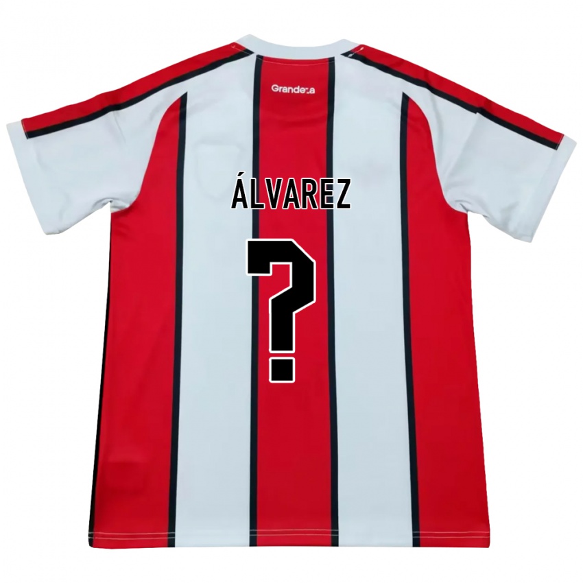 נשים Felipe Álvarez #0 לבן אדום שחור הרחק ג'רזי 2026/27 חולצה קצרה