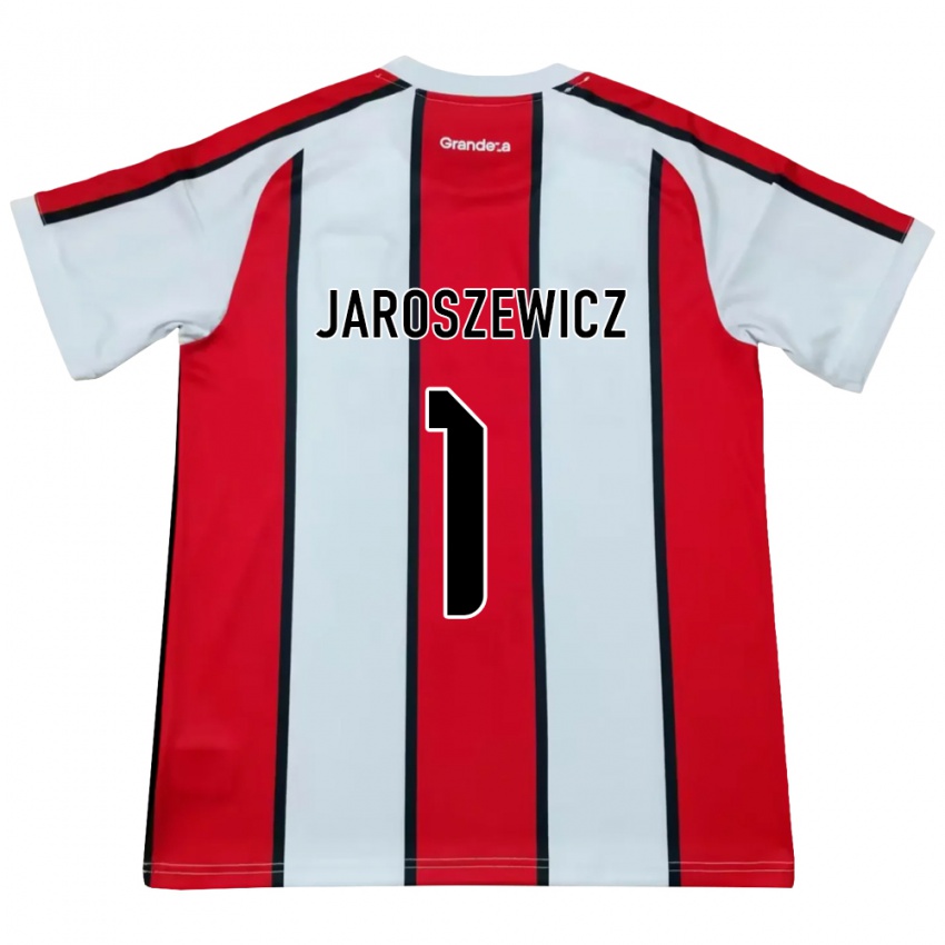נשים Franco Jaroszewicz #1 לבן אדום שחור הרחק ג'רזי 2026/27 חולצה קצרה