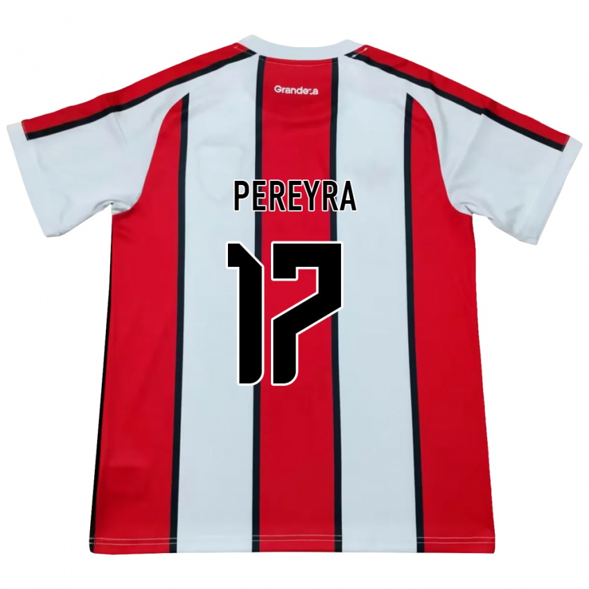 נשים Gonzalo Pereyra #17 לבן אדום שחור הרחק ג'רזי 2026/27 חולצה קצרה