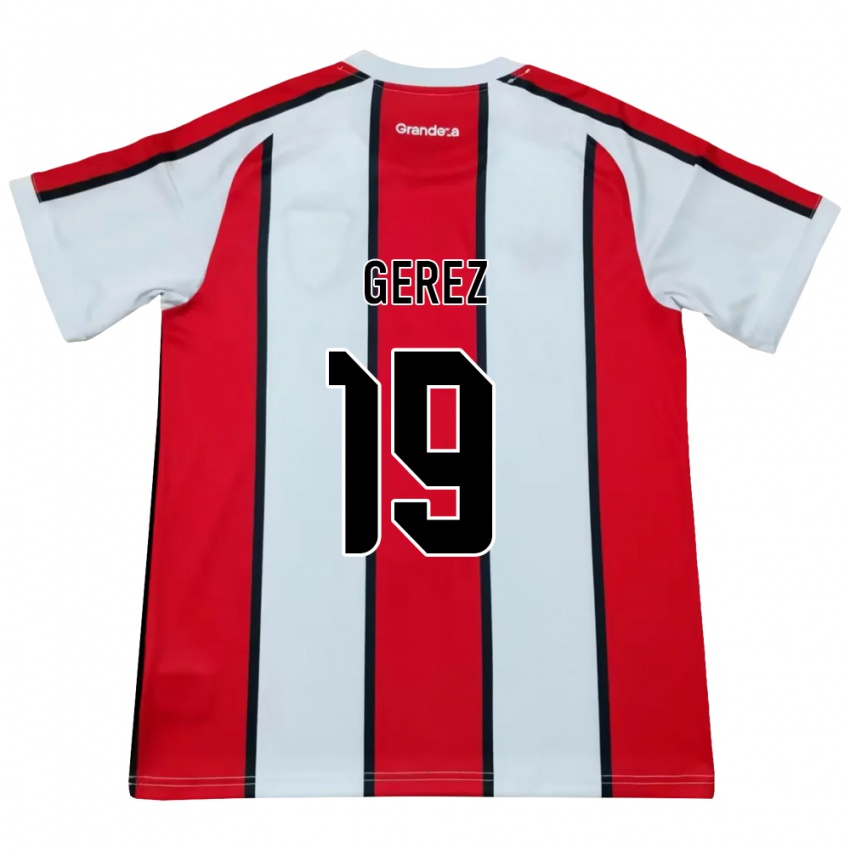 נשים Dylan Gerez #19 לבן אדום שחור הרחק ג'רזי 2026/27 חולצה קצרה