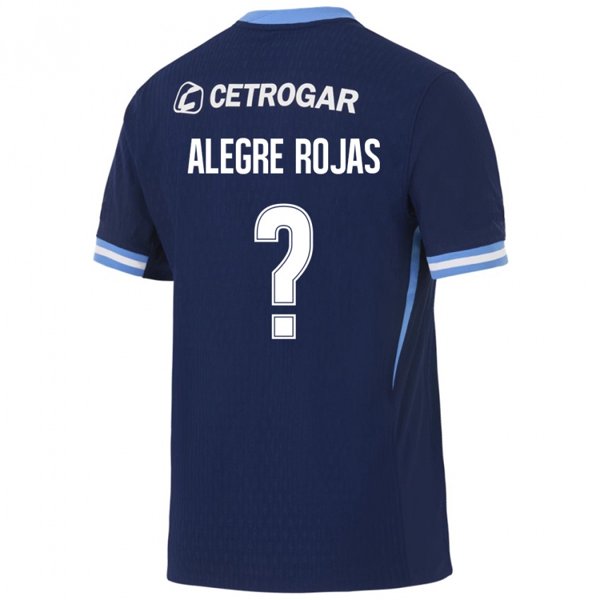 נשים Gerardo Alegre Rojas #0 כחול מלכותי כחול בהיר לבן הרחק ג'רזי 2026/27 חולצה קצרה