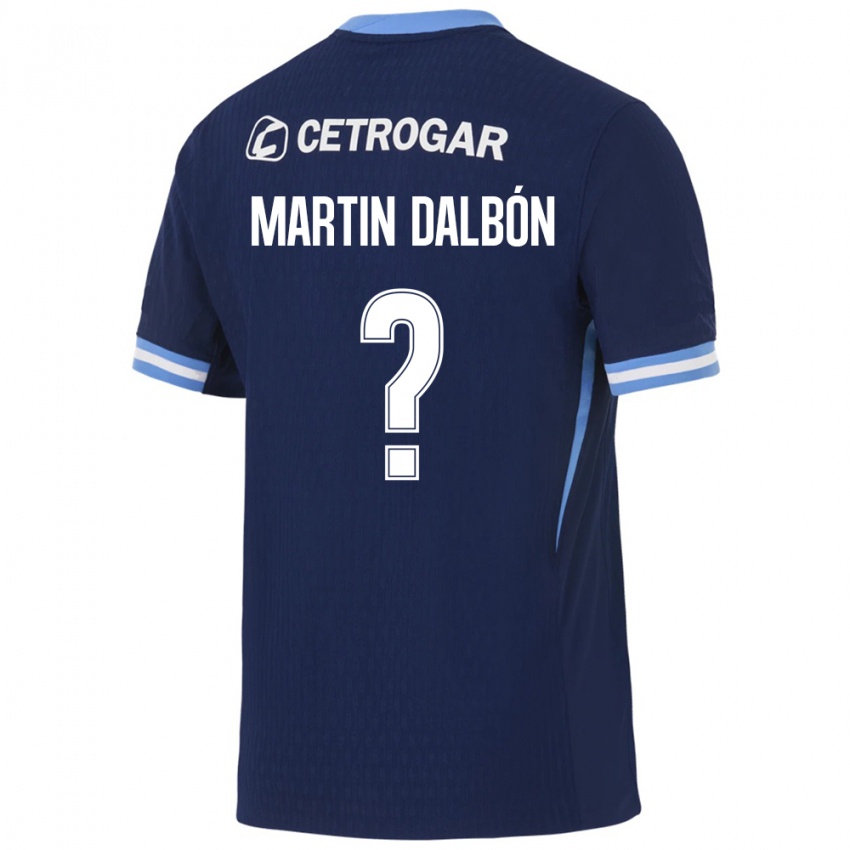 נשים Juan Martin Dalbón #0 כחול מלכותי כחול בהיר לבן הרחק ג'רזי 2026/27 חולצה קצרה