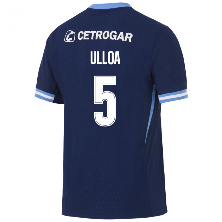 נשים Camila Ulloa #5 כחול מלכותי כחול בהיר לבן הרחק ג'רזי 2026/27 חולצה קצרה