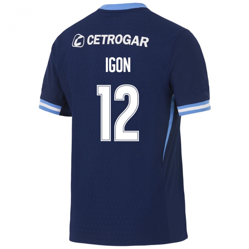 נשים Felipe Igon #12 כחול מלכותי כחול בהיר לבן הרחק ג'רזי 2026/27 חולצה קצרה