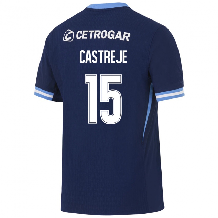 נשים Bautista Castreje #15 כחול מלכותי כחול בהיר לבן הרחק ג'רזי 2026/27 חולצה קצרה