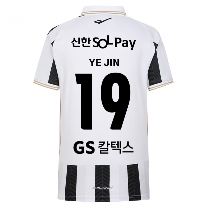 נשים Lee Ye-Jin #19 שחור לבן הרחק ג'רזי 2026/27 חולצה קצרה