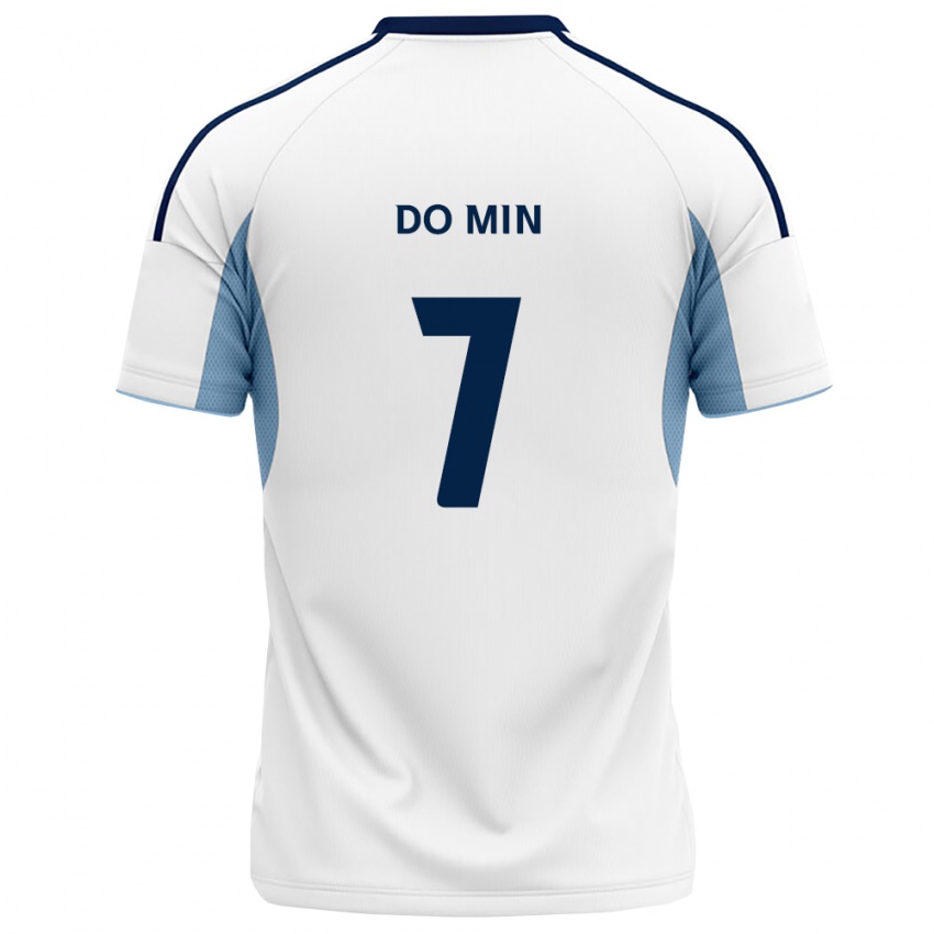 נשים Do-Min Kim #7 כחול מלכותי לבן הרחק ג'רזי 2026/27 חולצה קצרה