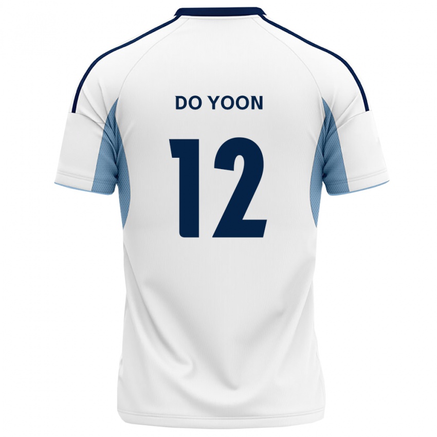 נשים Do-Yoon Tae #12 כחול מלכותי לבן הרחק ג'רזי 2026/27 חולצה קצרה