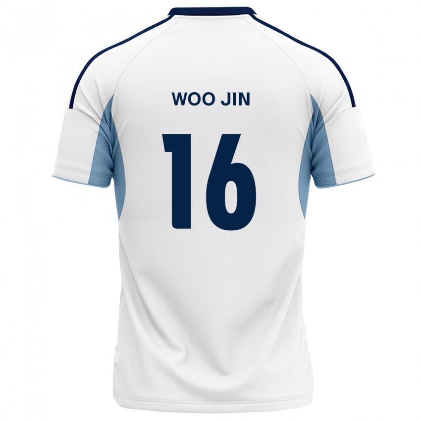 נשים Woo-Jin Park #16 כחול מלכותי לבן הרחק ג'רזי 2026/27 חולצה קצרה נשים Woo-Jin Park #16 כחול מלכותי לבן הרחק ג'רזי 2026/27 חולצה קצרה