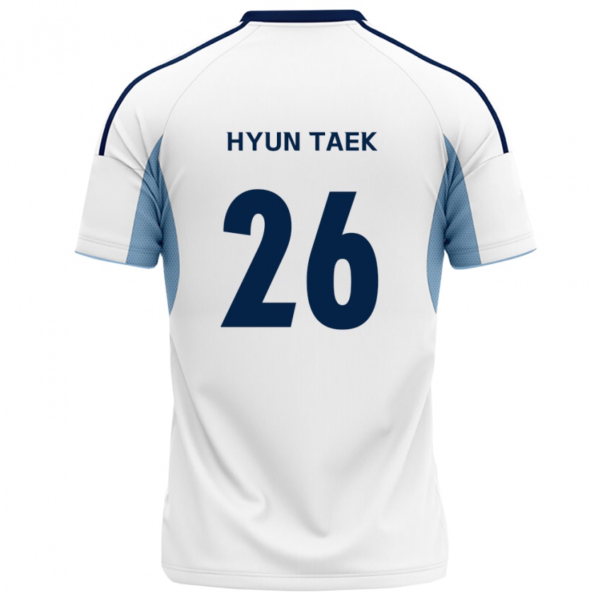נשים Hyun-Taek Cho #26 כחול מלכותי לבן הרחק ג'רזי 2026/27 חולצה קצרה