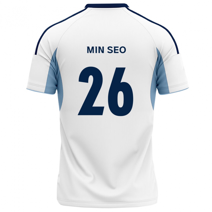 נשים Min-Seo Park #26 כחול מלכותי לבן הרחק ג'רזי 2026/27 חולצה קצרה