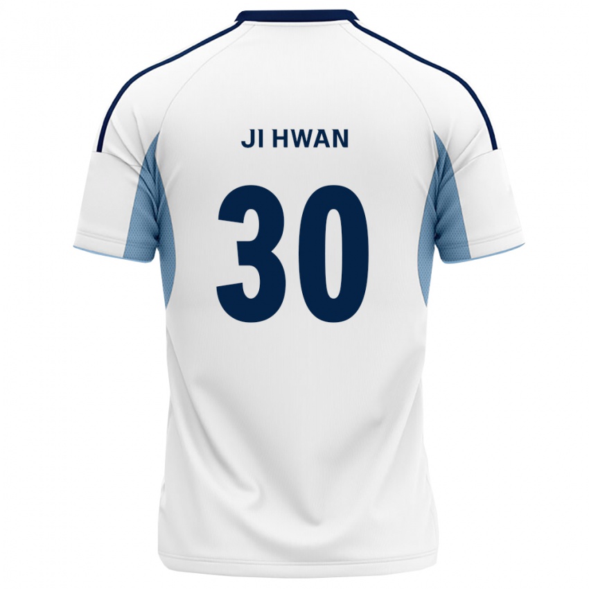 נשים Ji-Hwan Song #30 כחול מלכותי לבן הרחק ג'רזי 2026/27 חולצה קצרה