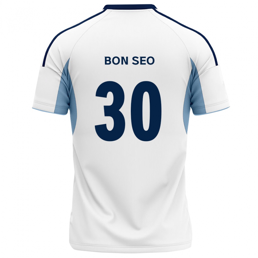 נשים Bon-Seo Gu #30 כחול מלכותי לבן הרחק ג'רזי 2026/27 חולצה קצרה