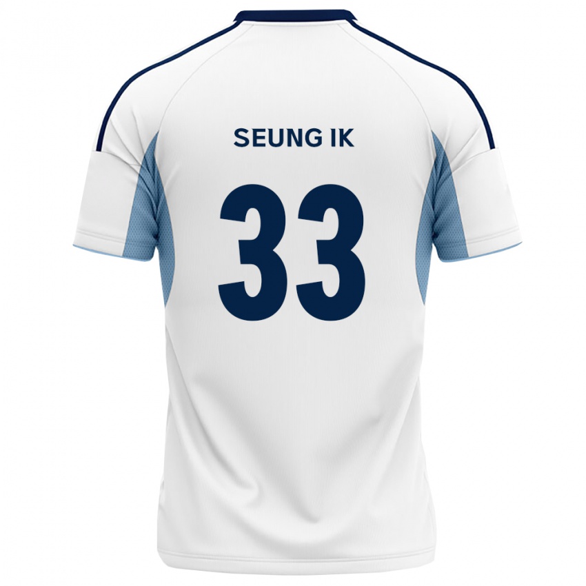 נשים Seung-Ik Lee #33 כחול מלכותי לבן הרחק ג'רזי 2026/27 חולצה קצרה