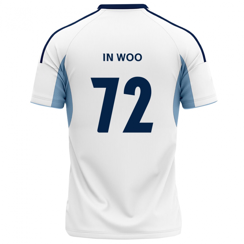 נשים In-Woo Back #72 כחול מלכותי לבן הרחק ג'רזי 2026/27 חולצה קצרה