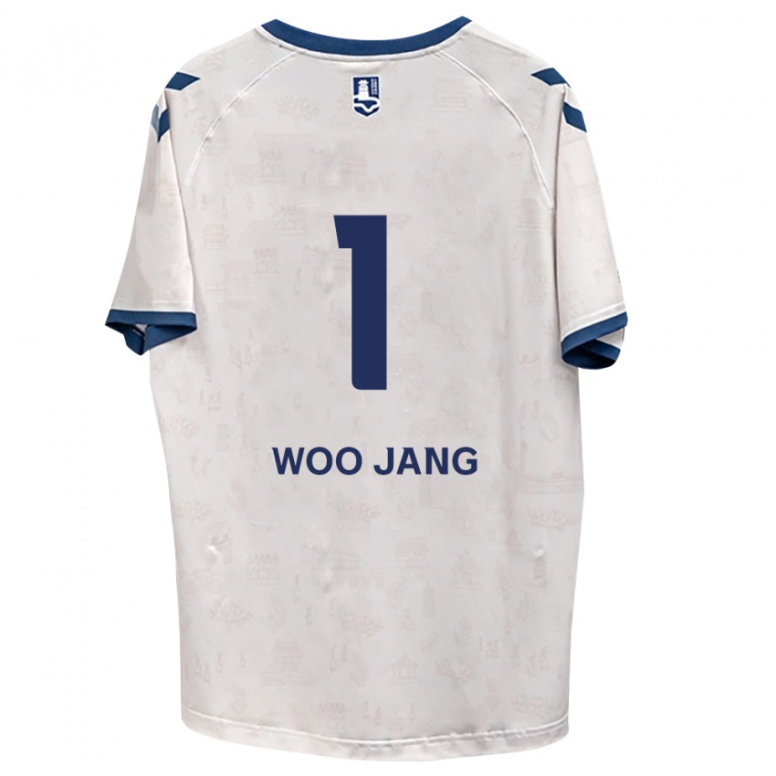 נשים Jo Woo-Jang #1 כחול מלכותי לבן הרחק ג'רזי 2026/27 חולצה קצרה נשים Jo Woo-Jang #1 כחול מלכותי לבן הרחק ג'רזי 2026/27 חולצה קצרה
