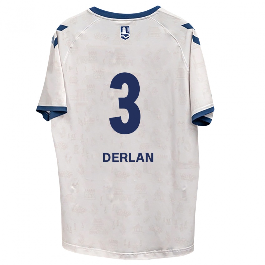 נשים Derlan #3 כחול מלכותי לבן הרחק ג'רזי 2026/27 חולצה קצרה