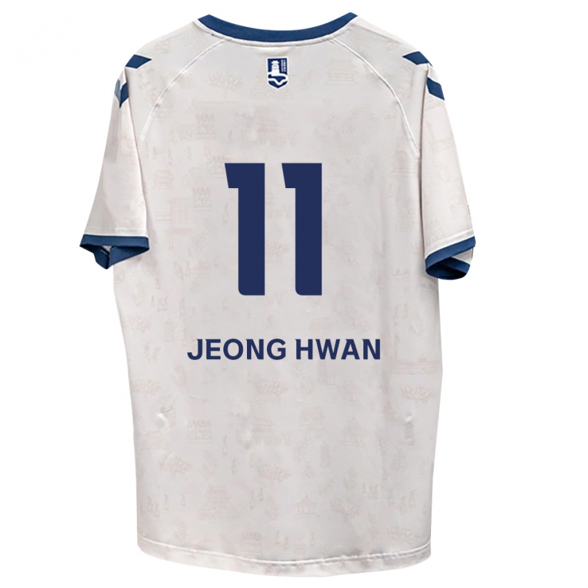 נשים Jeong-Hwan Kim #11 כחול מלכותי לבן הרחק ג'רזי 2026/27 חולצה קצרה