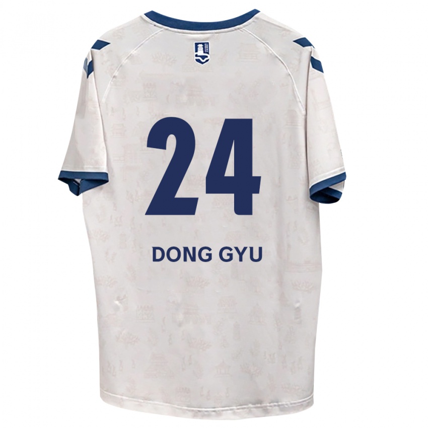 נשים Dong-Gyu Lee #24 כחול מלכותי לבן הרחק ג'רזי 2026/27 חולצה קצרה