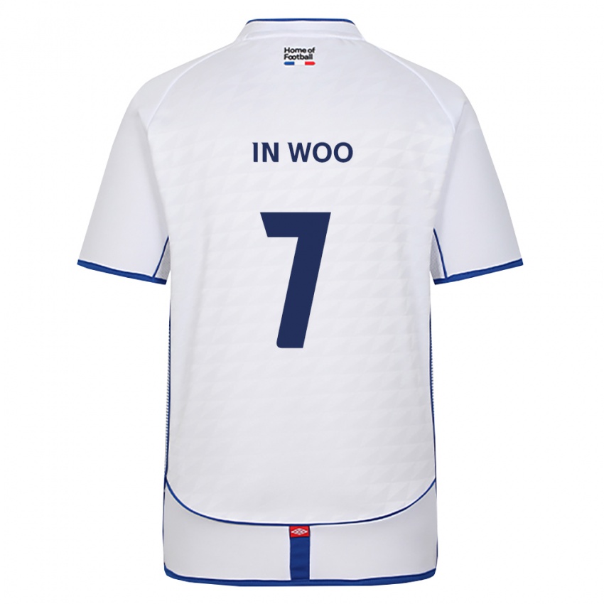 נשים In-Woo Lee #7 שחור לבן אדום הרחק ג'רזי 2026/27 חולצה קצרה