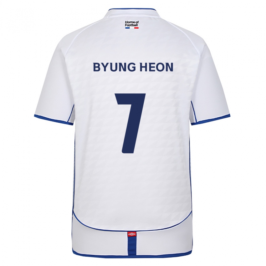 נשים Byung-Heon Yoo #7 שחור לבן אדום הרחק ג'רזי 2026/27 חולצה קצרה