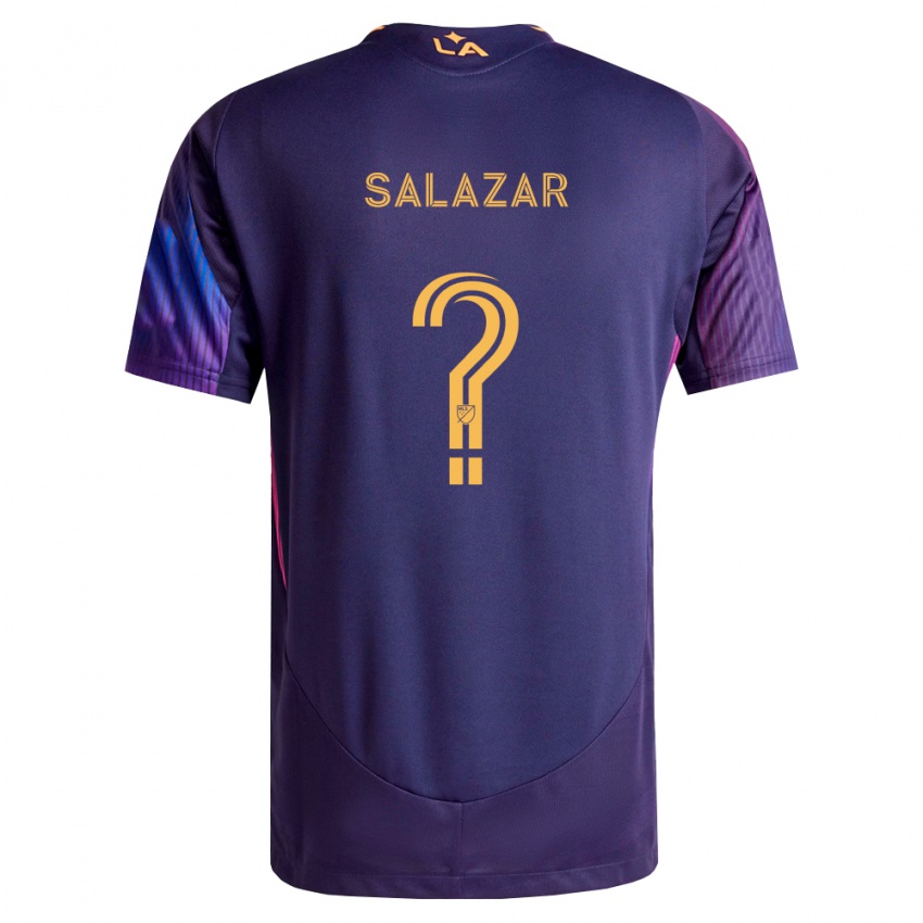 נשים Enrique Salazar #0 סגול עמוק צהוב הרחק ג'רזי 2026/27 חולצה קצרה