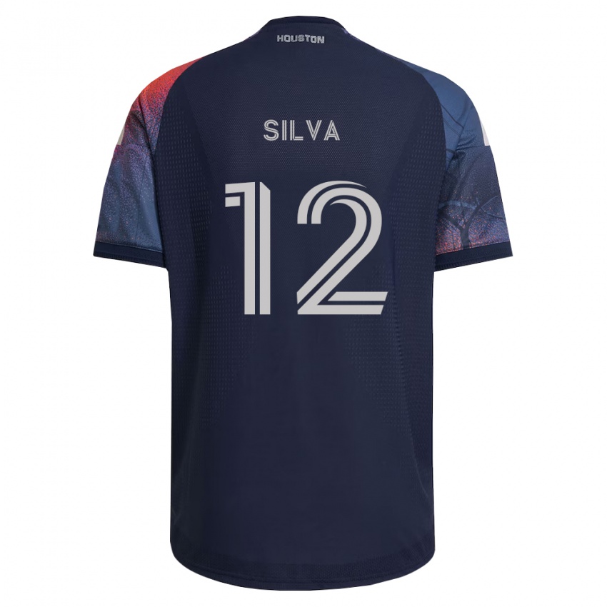 נשים Vinicius Silva #12 כחול עמוק לבן כתום הרחק ג'רזי 2026/27 חולצה קצרה