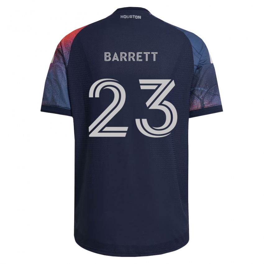 נשים Daniel Barrett #23 כחול עמוק לבן כתום הרחק ג'רזי 2026/27 חולצה קצרה