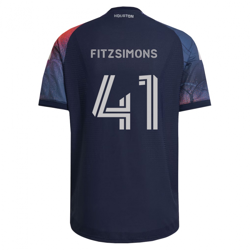 נשים Brogan Fitzsimons #41 כחול עמוק לבן כתום הרחק ג'רזי 2026/27 חולצה קצרה