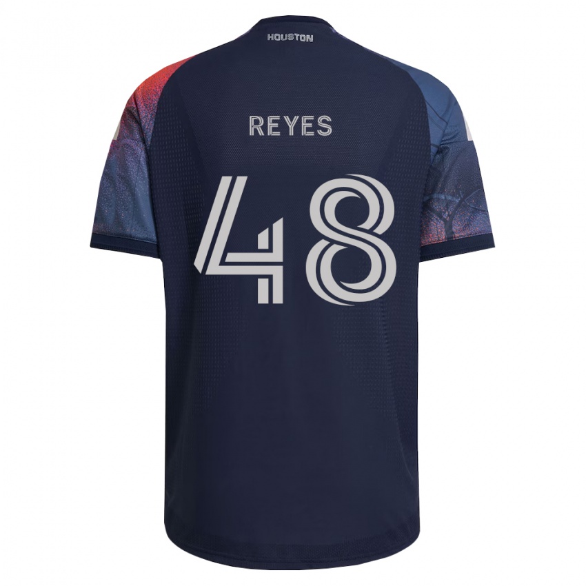 נשים Dylan Reyes #48 כחול עמוק לבן כתום הרחק ג'רזי 2026/27 חולצה קצרה