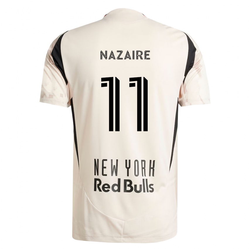 נשים Marcus Nazaire #11 לבן מחוץ לאדום שחור הרחק ג'רזי 2026/27 חולצה קצרה