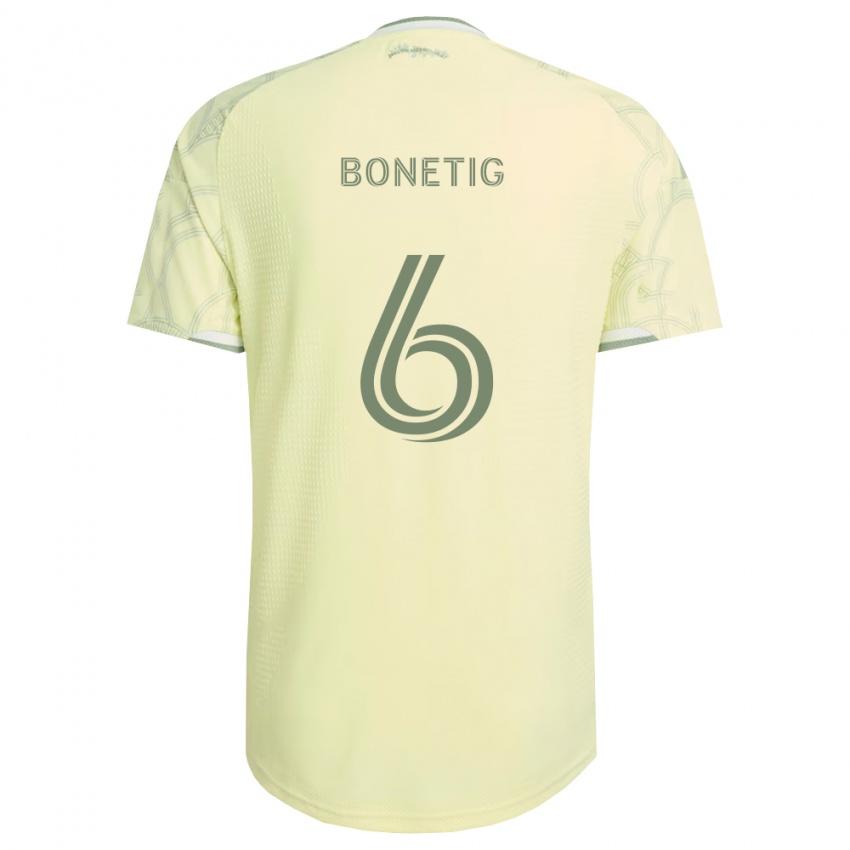 נשים Alex Bonetig #6 בז' לבן הרחק ג'רזי 2026/27 חולצה קצרה