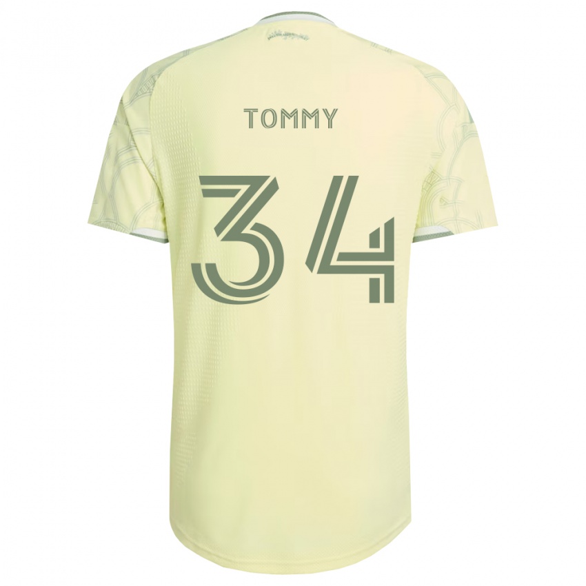 נשים Calem Tommy #34 בז' לבן הרחק ג'רזי 2026/27 חולצה קצרה