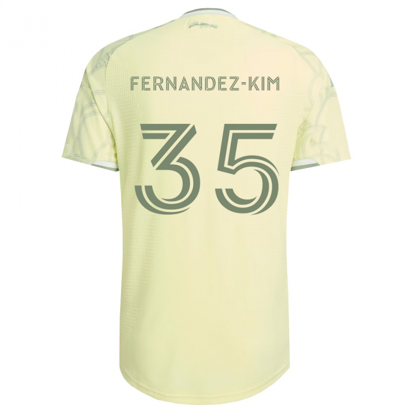 נשים Lucas Fernandez-Kim #35 בז' לבן הרחק ג'רזי 2026/27 חולצה קצרה