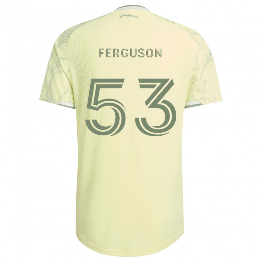 נשים Connor Ferguson #53 בז' לבן הרחק ג'רזי 2026/27 חולצה קצרה